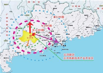 云浮地图图片