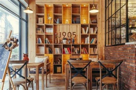 小型咖啡店装修设计-房天下装修效果图