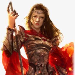 古风战场素材女生头像图片