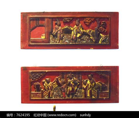 古代的木板人物雕刻高清图片下载_红动中国