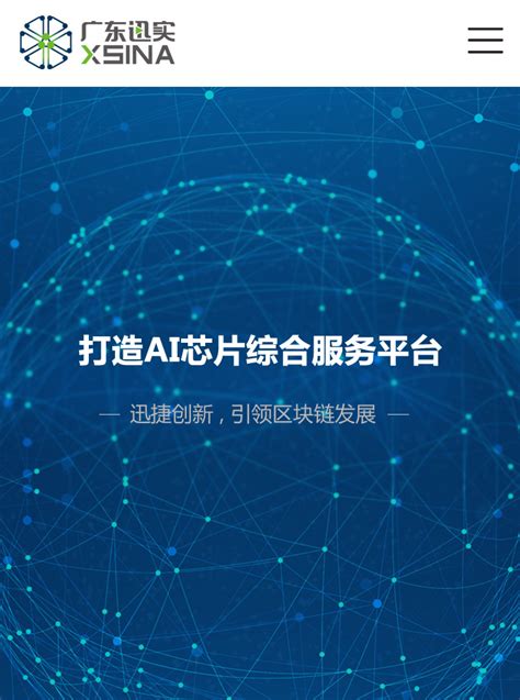 迅实区块链网站设计案例_深圳方维网站建设公司