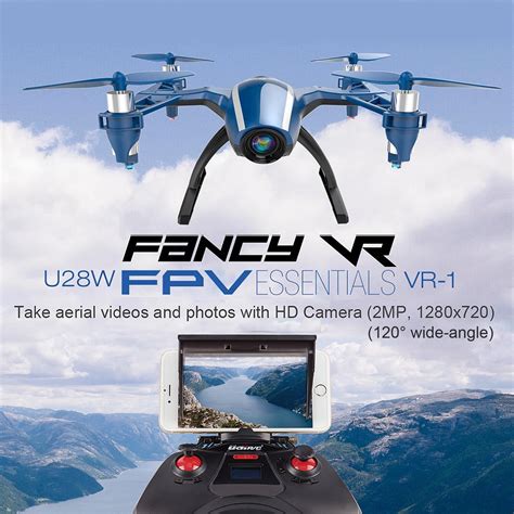 UDI U28W Wifi FPV Drone 2.4G 4CH RC Quadcopter Headless W/ 720P Camera ...