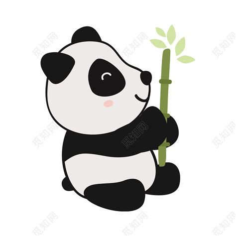 非主流黑白动漫熊猫头像