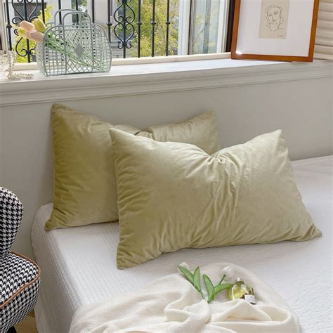 日式无印天鹅绒枕套良品单品枕头套子纯色保暖柔软单品枕套一对-阿里巴巴