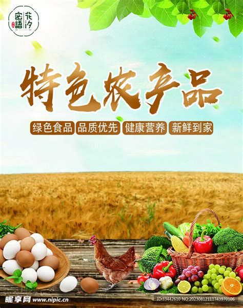 农产品有机蔬菜宣传海报海报模板下载-千库网