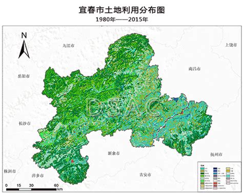 宜春市土地利用数据-土地资源类数据-地理国情监测云平台