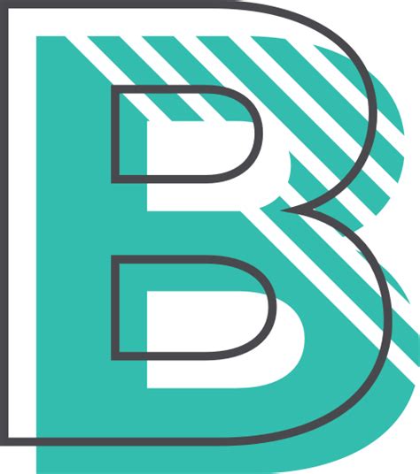英文字母B艺术字素材免费下载 - 觅知网