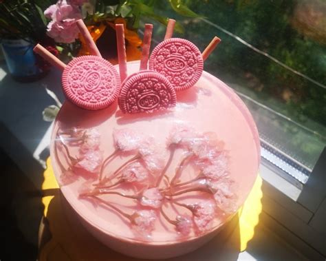 【樱花限定•草莓慕斯蛋糕6寸（海绵蛋糕&无奶油版）的做法步骤图】雯心bj_下厨房