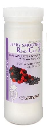 450301 EZEM Berry Flavor Smoothie Readi-Cat ® 2 CT Oral Contrast Agent ...