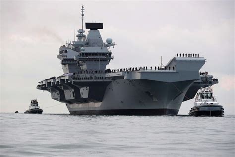 英国航母伊丽莎白女王号，首创全电推进性能不俗，滑跃垂直起降|航母|海军_新浪新闻