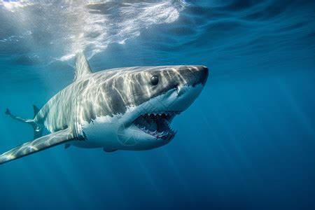 大白鲨,侧面视角,三维图形,分离着色,背景分离,动物牙齿,动物嘴,鲨鱼,动物,动物习性摄影素材,汇图网www.huitu.com