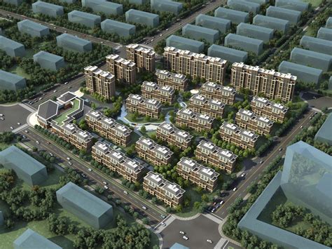 镇江项目3dmax 模型下载-光辉城市