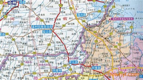 滨州地图全图高清版下载-山东省滨州市地图下载中文版-当易网