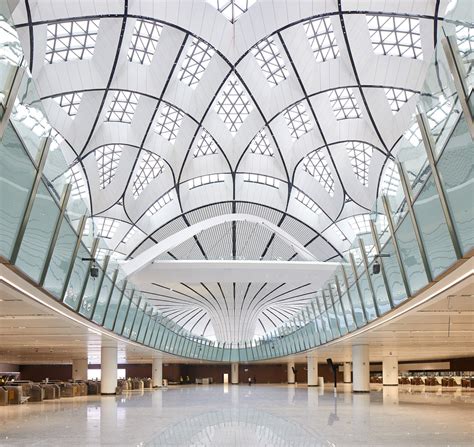 北京大兴国际机场室内建筑设计欣赏-欧莱凯设计网