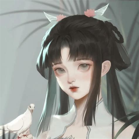 古风头像动漫女生简易版