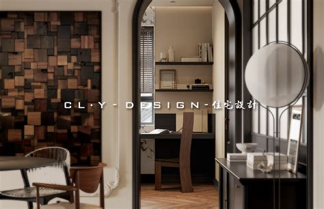 【新中式】小工作室|空间|家装设计|akey阿奇 - 原创作品 - 站酷 (ZCOOL)