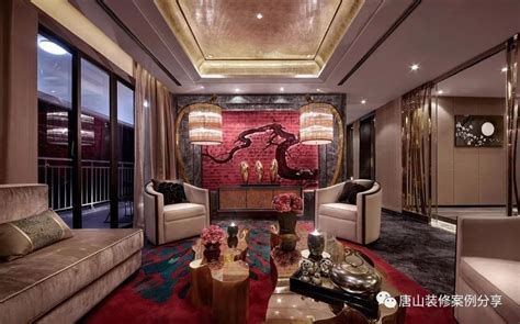 唐山富丽国际133平米三居室新中式风格装修案例,那一抹惊艳的红色_房产资讯_房天下