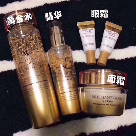 AHC 黄金护肤套装 (爽肤水140ml+精华60ml+眼霜5ml*2+面霜50ml)- 传递幸福，黄金护肤