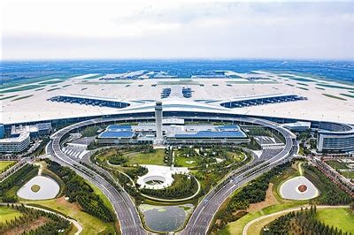 青岛胶东国际机场航拍延时视频素材_ID:VCG2216508687-VCG.COM