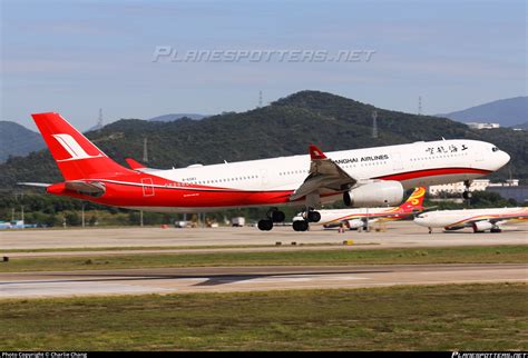 B-6083 Shanghai Airlines Airbus A330-343 Photo by Charlie Chang | ID ...