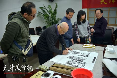 “首届京津冀中国书画作品上海交流展”在上海新华中心新空间开幕-书画高清-天津美术网-天津美术界门户网站