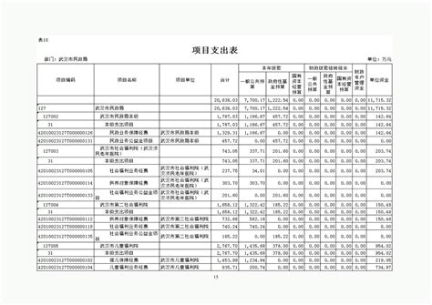 武汉市民政局机关2023年预算-武汉市民政局