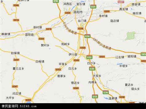 伊川县地图 - 伊川县卫星地图 - 伊川县高清航拍地图