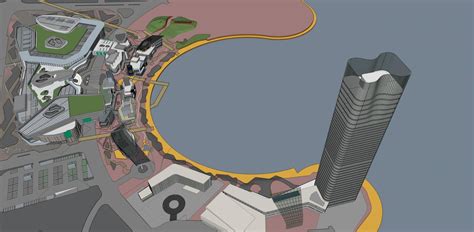 无锡项目3dmax 模型下载-光辉城市