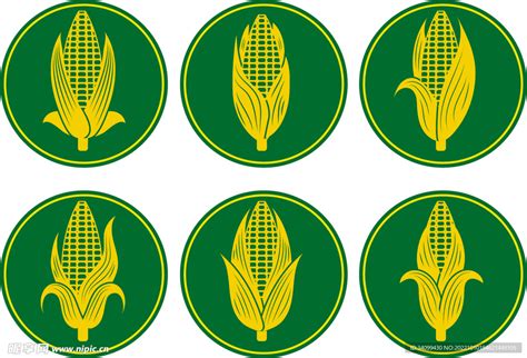 玉米标签logo设计图__广告设计_广告设计_设计图库_昵图网nipic.com