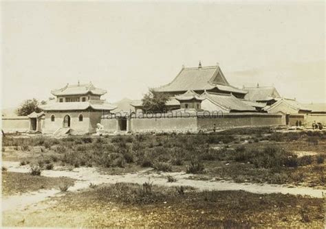 1943年内蒙古赤峰老照片 彼时的巴林右旗大板镇-天下老照片网