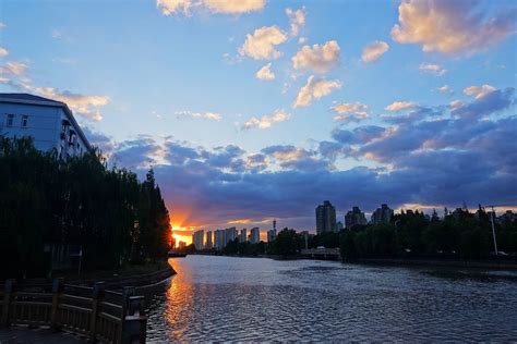 【高清图】上海：川杨河上晚霞靓丽-中关村在线摄影论坛