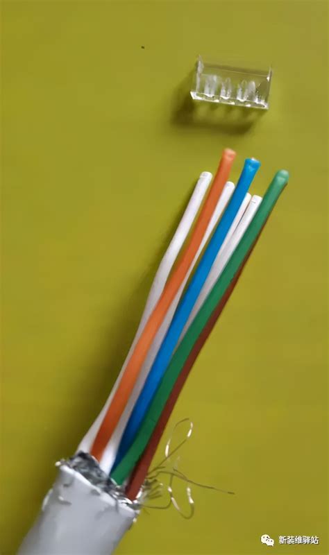网线的接线过程 网线水晶头的压线方法 RJ45网线线序
