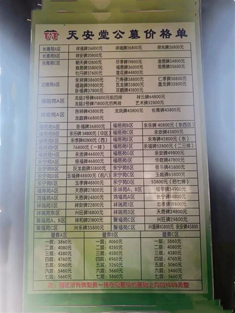 延庆墓地八达岭陵园墓地价格表汇总，需要的看过来_北京陵园网
