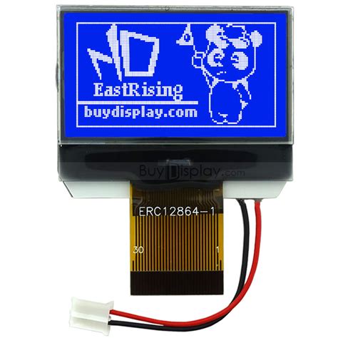 超薄1.4寸LCD12864液晶屏/128x64图形点阵COG液晶模块/蓝底白字-阿里巴巴