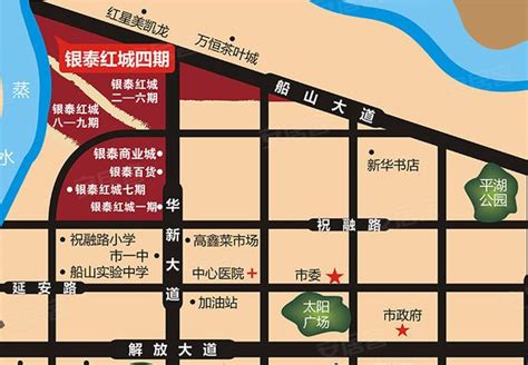 银泰红城二期整体规划图-衡阳搜房网