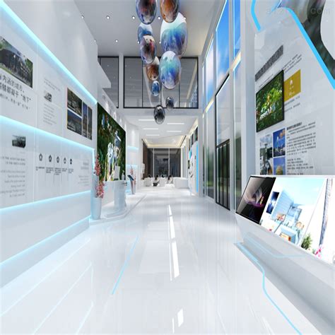 企业展厅设计中一体机展示的效果是怎样的?__北京云峰数展科技有限公司