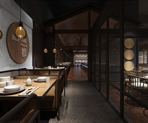 中式餐厅装修设计效果图 - 工装 - 中南实业投资(广州)有限公司
