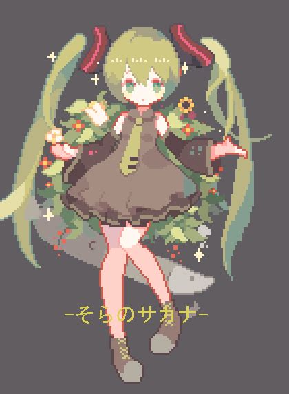初音未来像素画画师:Rumn图片