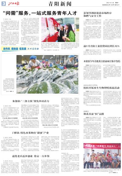 池州日报2023年06月26日 第A3版:青阳新闻 数字报电子报电子版