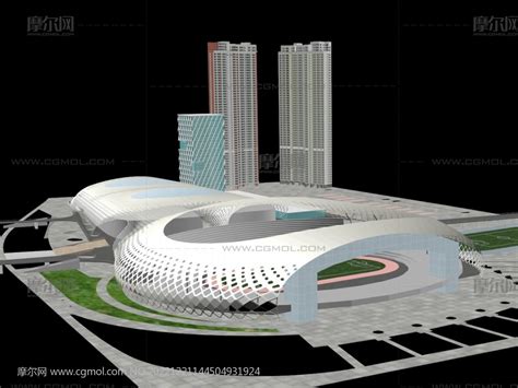深圳京基100商业建筑模型设计-sketchup模型-筑龙渲染表现论坛