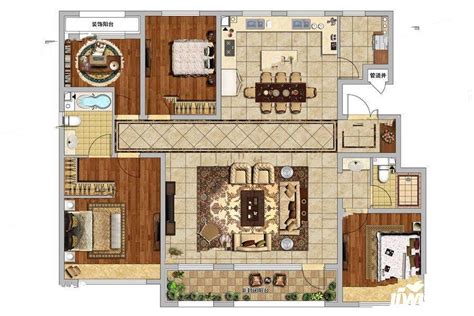 新中式农村50万三层别墅款式图，占地面积160平米左右_三层别墅设计图_图纸之家