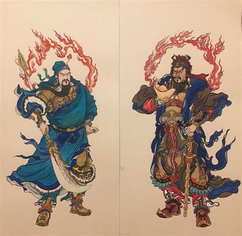 年画门神图片