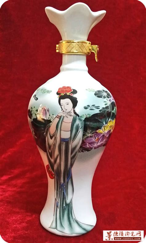 景德镇1斤青花瓷酒瓶陶瓷酒瓶酒壶创意散装酒瓶酒坛-阿里巴巴