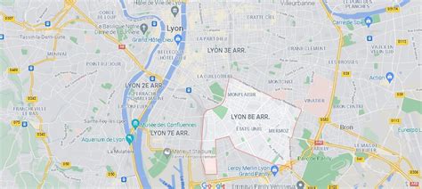 Où se situe le 8e Arrondissement de Lyon (Code postal 69008) | Où se trouve