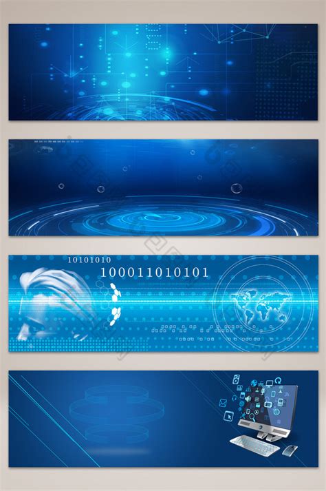 科技电子产品banner海报-PSD格式-包图网