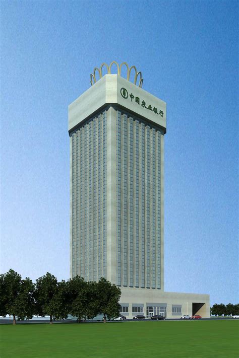 农业银行大厦3dmax 模型下载-光辉城市