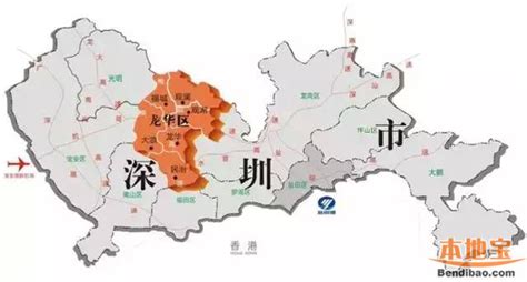 深圳龙华地图全图_龙华新区地图清晰版 - 随意云