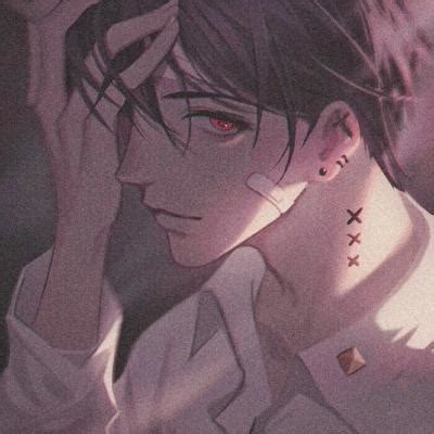 非主流头像抑郁男生