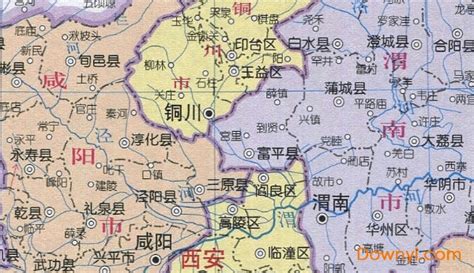 陕西省地图全图下载-陕西省地图高清版下载电子版-当易网