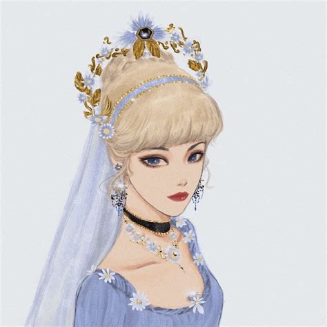甜美女生小公主头像图片